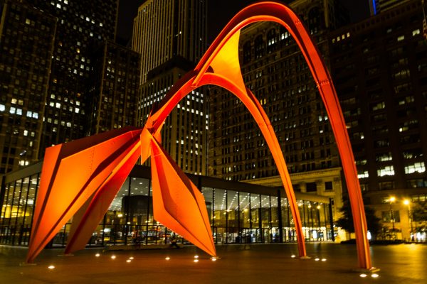 Flamingo Sculpture, Chicago